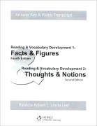 Reading & Vocabulary Development : Facts & Figures (Fourth Edition) and Thoughts & Notions (Second Edition) : Answer Key & Video Transcript (Paperback)