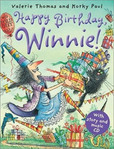 Winnie the Witch : Happy Birthday Winnie (Paperback with story and music CD)