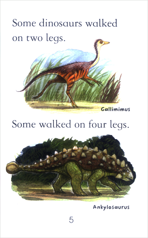 Usborne First Reading Level 3-21 / Dinosaurs 