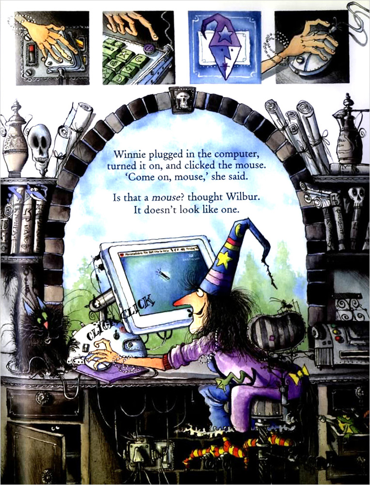 Winnie the Witch : Winnie's New Computer (Paperback with story and music CD)