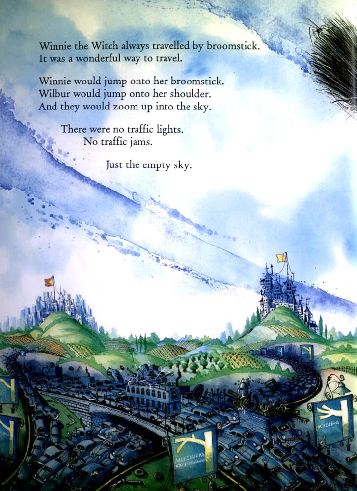 Winnie the Witch : Winnie Flies Again (Paperback with story and music CD)