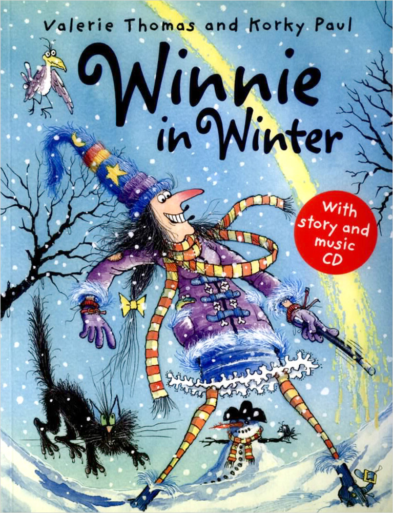 Winnie the Witch : Winnie in Winter (Paperback with story and music CD)