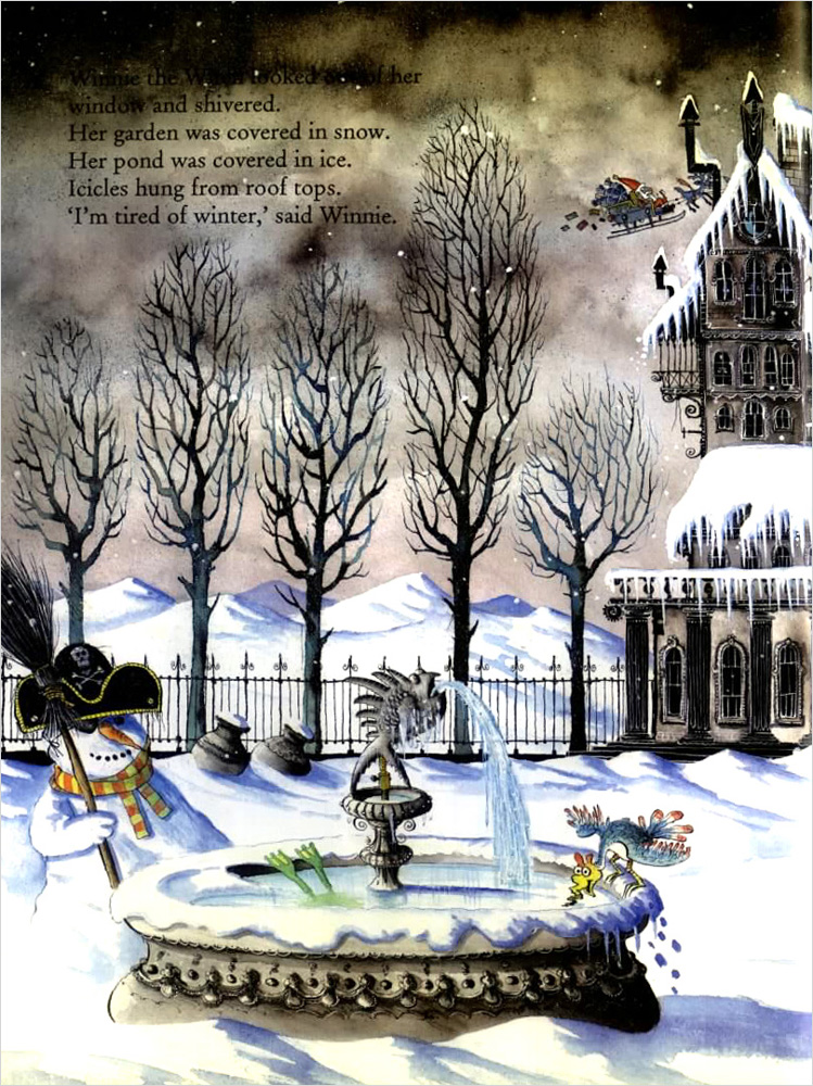 Winnie the Witch : Winnie in Winter (Paperback with story and music CD)
