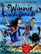 Winnie the Witch : Winnie at the Seaside (Paperback with story and music CD)