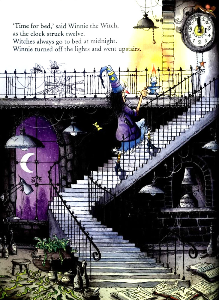 Winnie the Witch : Winnie's Midnight Dragon (Paperback with story and music CD)