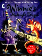 Winnie the Witch : Winnie's Midnight Dragon (Paperback with story and music CD)