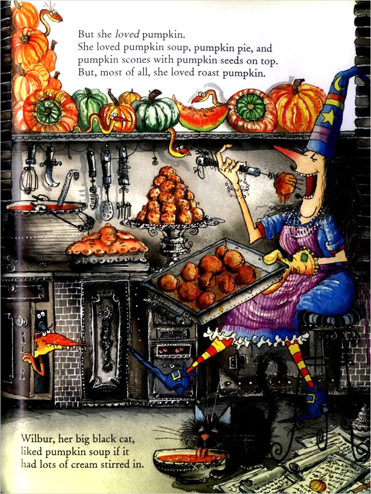 Winnie the Witch : Winnie's Amazing Pumpkin (Paperback with story and music CD)