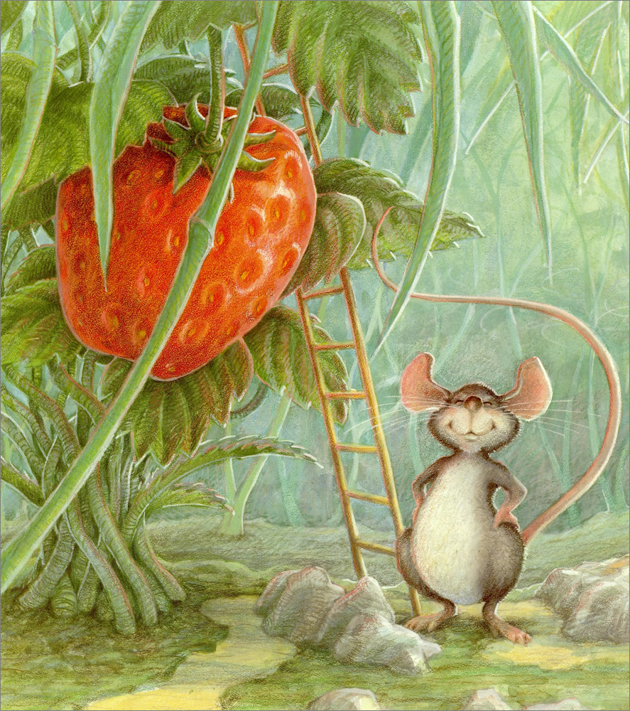 Pictory Step 1-10 / The Little Mouse, the Red Ripe Strawberry and the Big Hungry Bear 