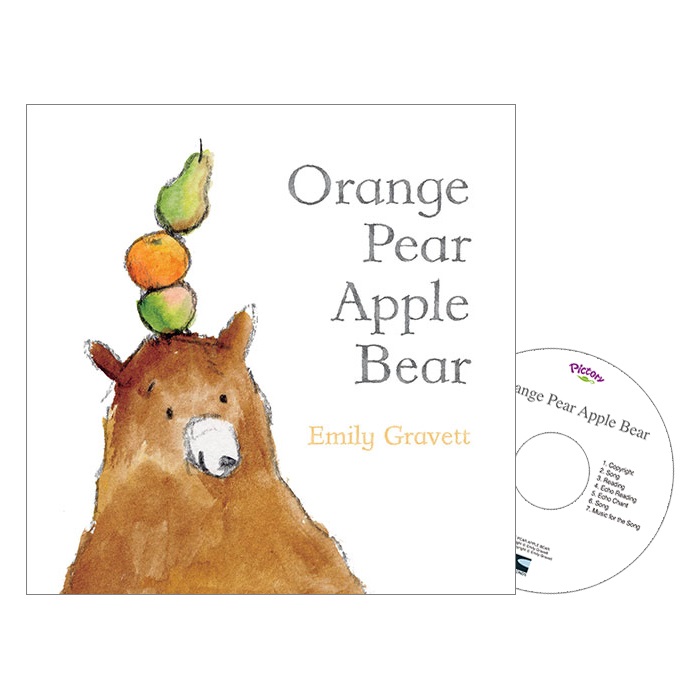 Pictory Infant & Toddler 08 Set / Orange Pear Apple Bear 