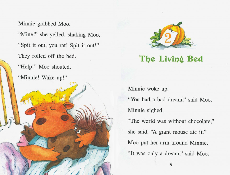 I Can Read Level 3-21 / Minnie and Moo Night of the Living Bed