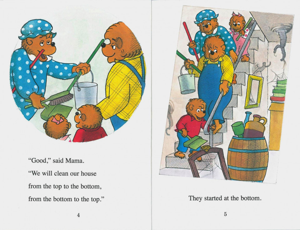 I Can Read Level 1-52 / The Berenstain Bears - Clean House 