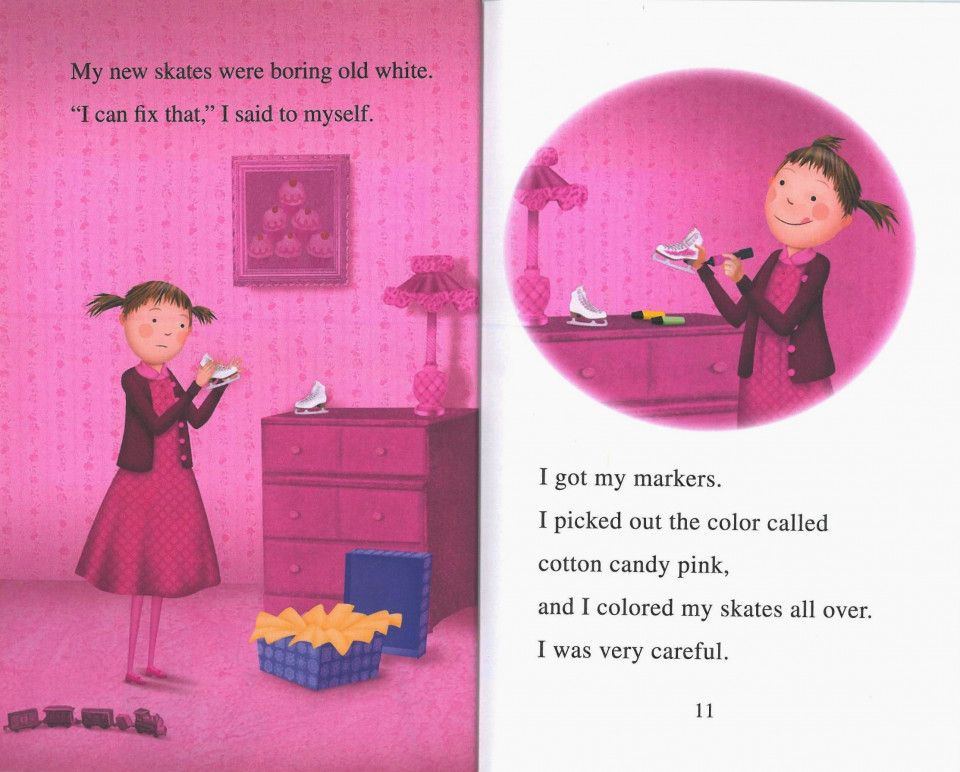 I Can Read Level 1-73 / Pinkalicious: Pink around the Rink 