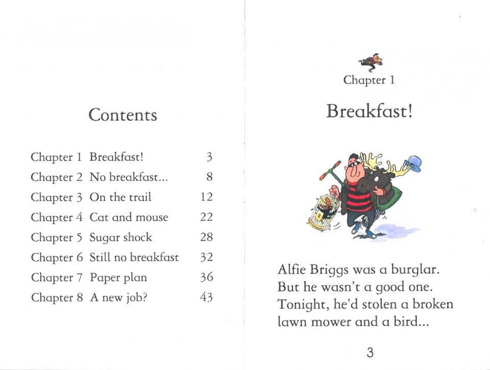 Usborne Young Reading Level 1-06 / The Burglar's Breakfast 