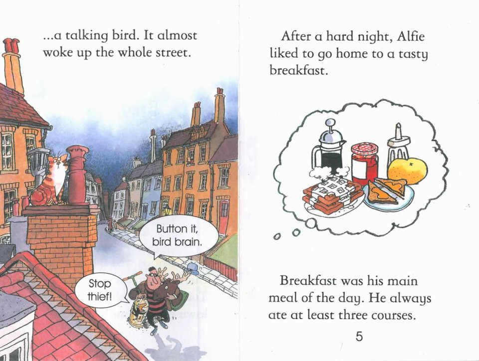 Usborne Young Reading Level 1-06 / The Burglar's Breakfast 