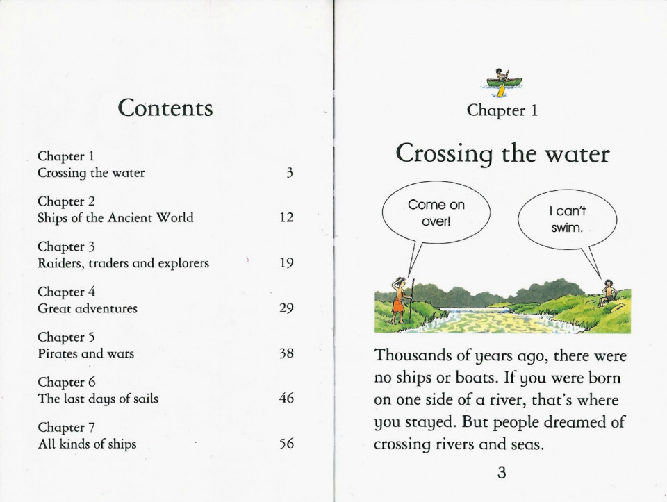 Usborne Young Reading Level 2-23 / The Story of Ships 