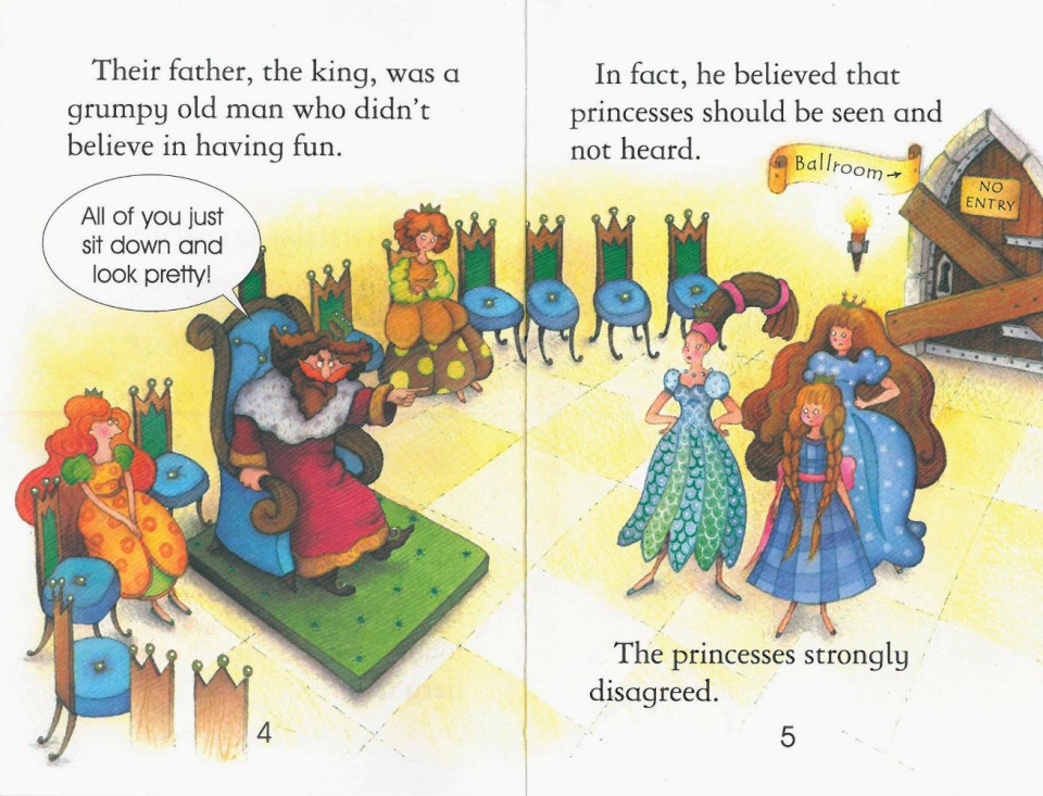 Usborne Young Reading Level 1-29 / The Twelve Dancing Princesses 