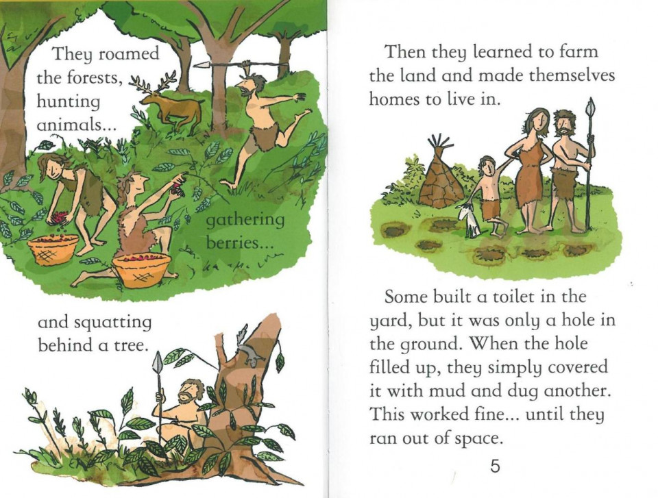 Usborne Young Reading Level 1-28 / The Story of Toilets,Telephones & Other Useful Inventions 