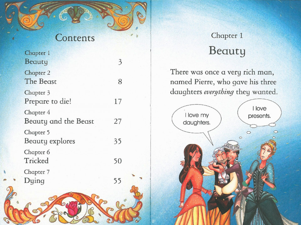 Usborne Young Reading Level 2-28 / Beauty and the Beast 