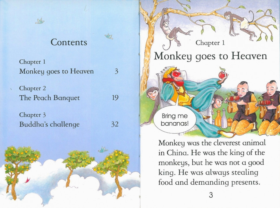 Usborne Young Reading Level 1-50 / The Monkey King 