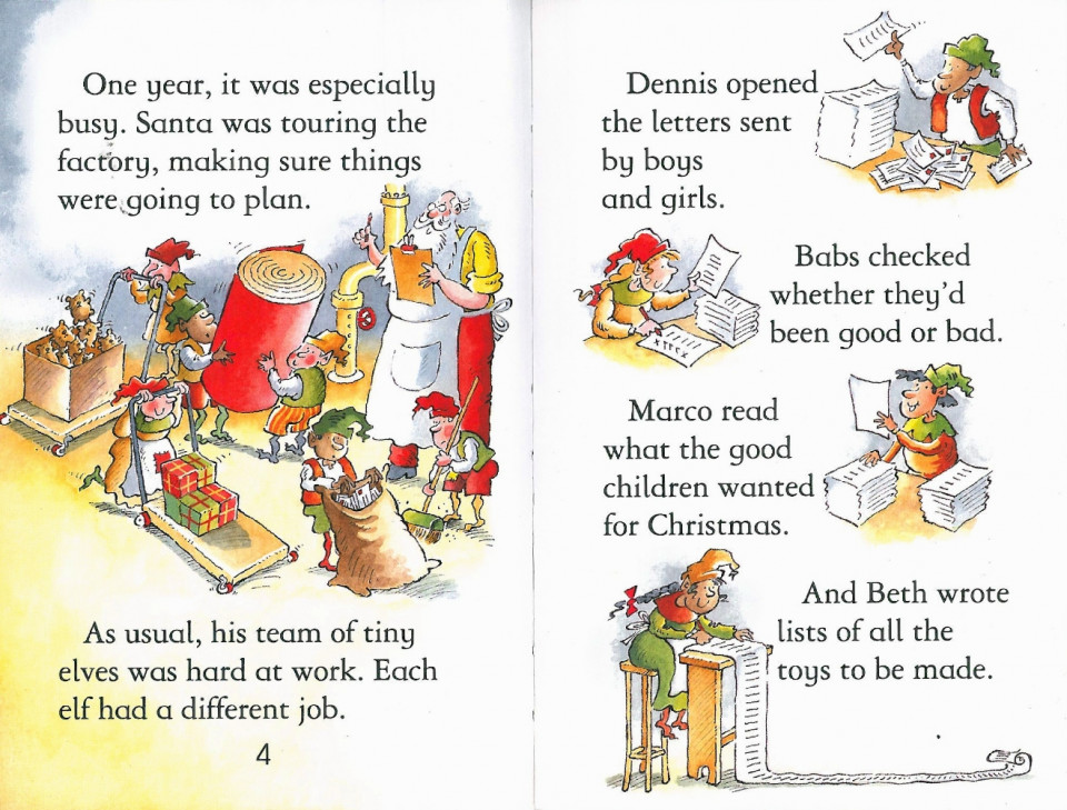 Usborne Young Reading Level 1-44 / Stories of Santa 