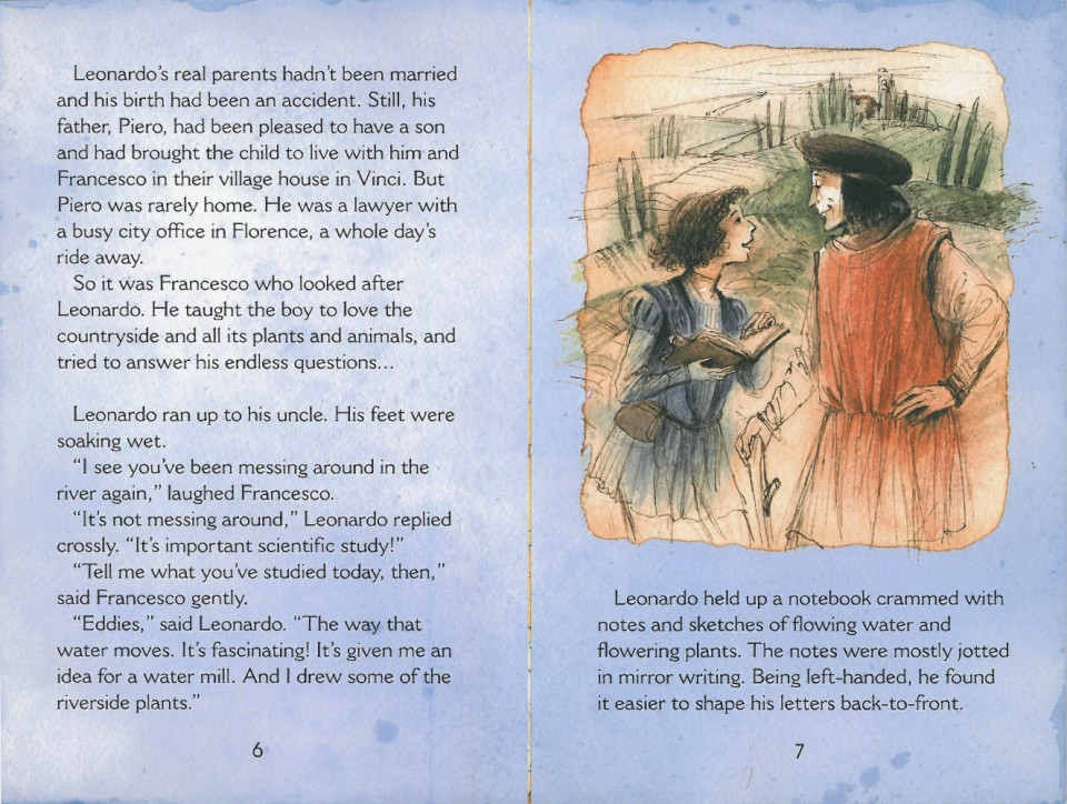 Usborne Young Reading Level 3-08 / Leonardo Da Vinci 