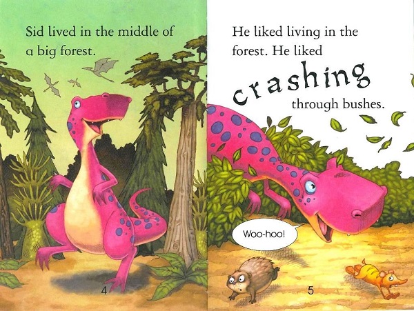 Usborne First Reading Level 3-11 / Dinosaur Who Lost His Roar