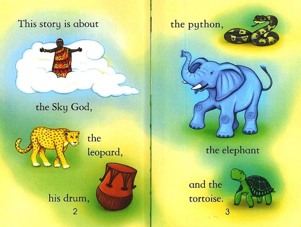 Usborne First Reading Level 3-15 / Leopard and the Sky God 
