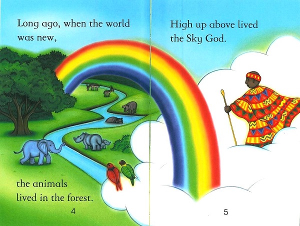 Usborne First Reading Level 3-15 / Leopard and the Sky God 