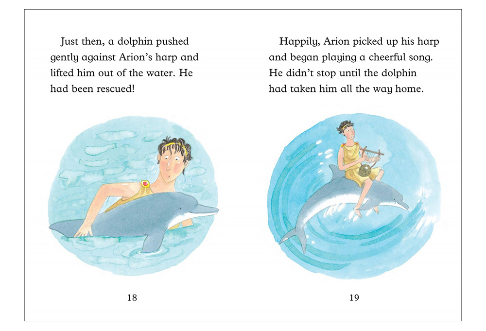 First Greek Myths 7 / Arion, the Dolphin Boy (Book+CD+QR)