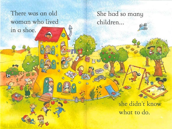 Usborne First Reading Level 2-22 / Old Woman Who Lived in a Shoe 