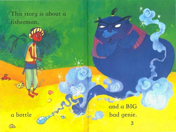 Usborne First Reading Level 2-11 / Genie in the Bottle 