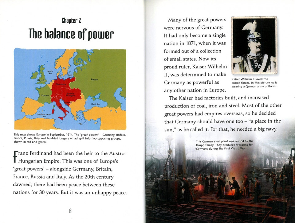 Usborne Young Reading Level 3-44 / The First World War 