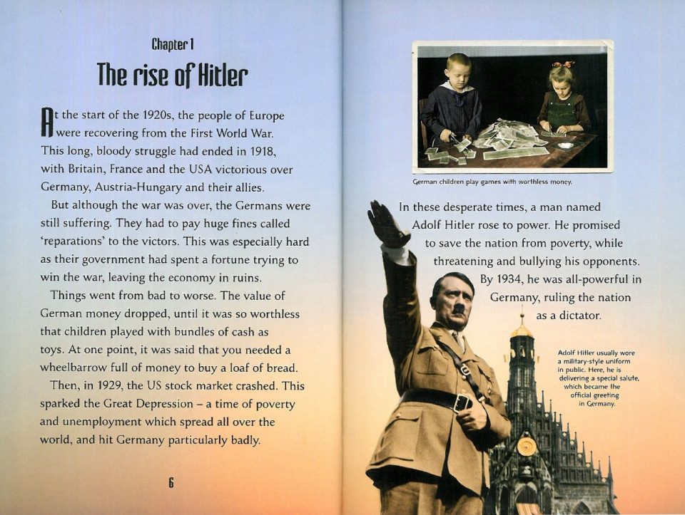 Usborne Young Reading Level 3-45 / The Second World War 