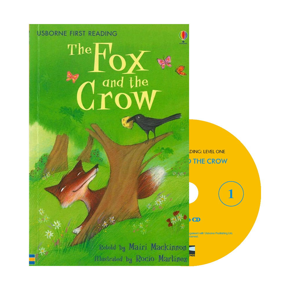 Usborne First Reading Level 1-01 Set / The  Fox and the Crow (Book+CD)