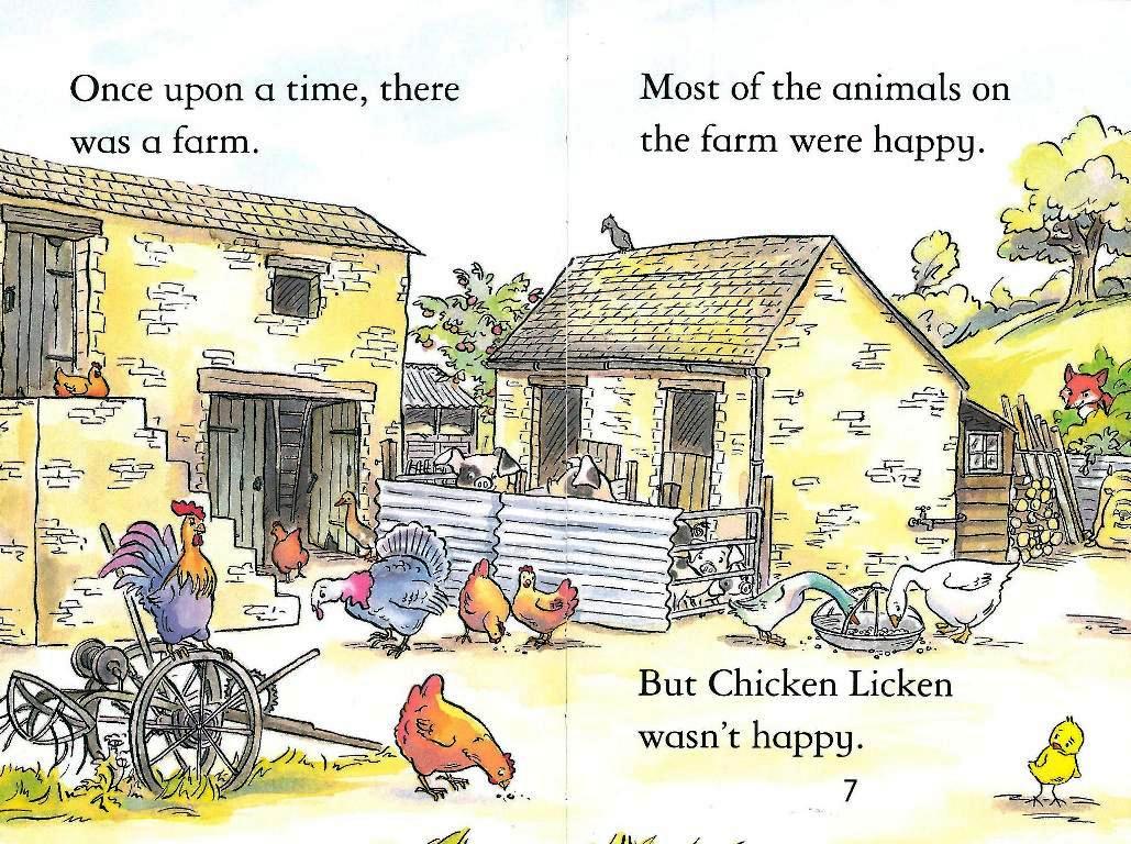 Usborne First Reading Level 3-02 Set / Chicken Licken (Book+CD)