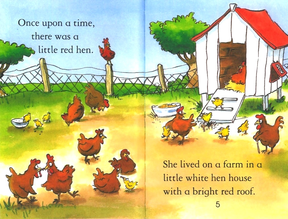 Usborne First Reading Level 3-06 Set / Little Red Hen (Book+CD)