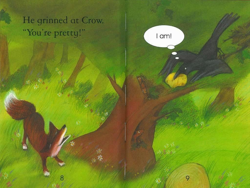 Usborne First Reading Level 1-01 Set / The Fox and the Crow (Book+CD+Workbook)