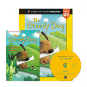 Usborne First Reading Level 1-07 Set / Greedy Dog (Book+CD+Workbook)