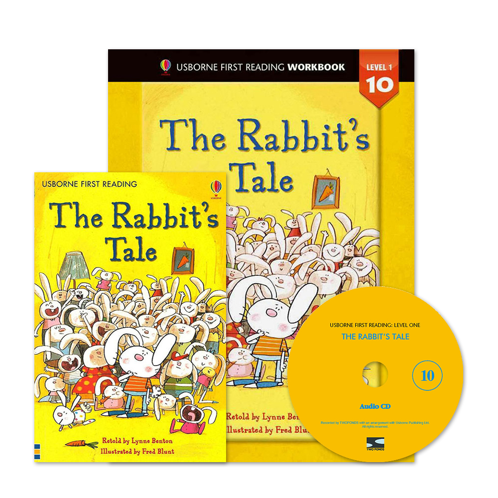 Usborne First Reading Level 1-10 Set / The Rabbit's Tale (Book+CD+Workbook)