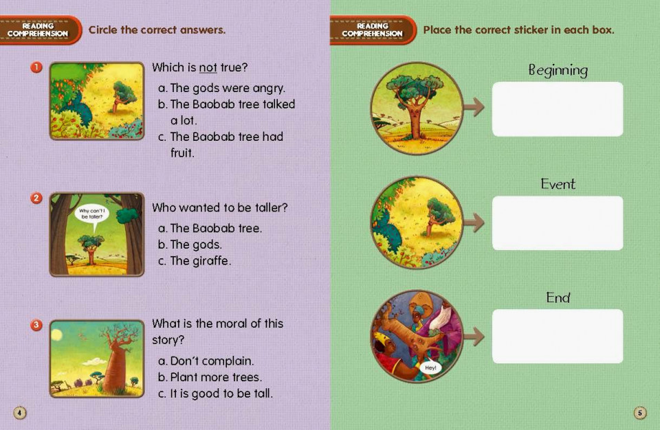 Usborne First Reading Level 2-05 Set / The Baobab Tree (Book+CD+Workbook)