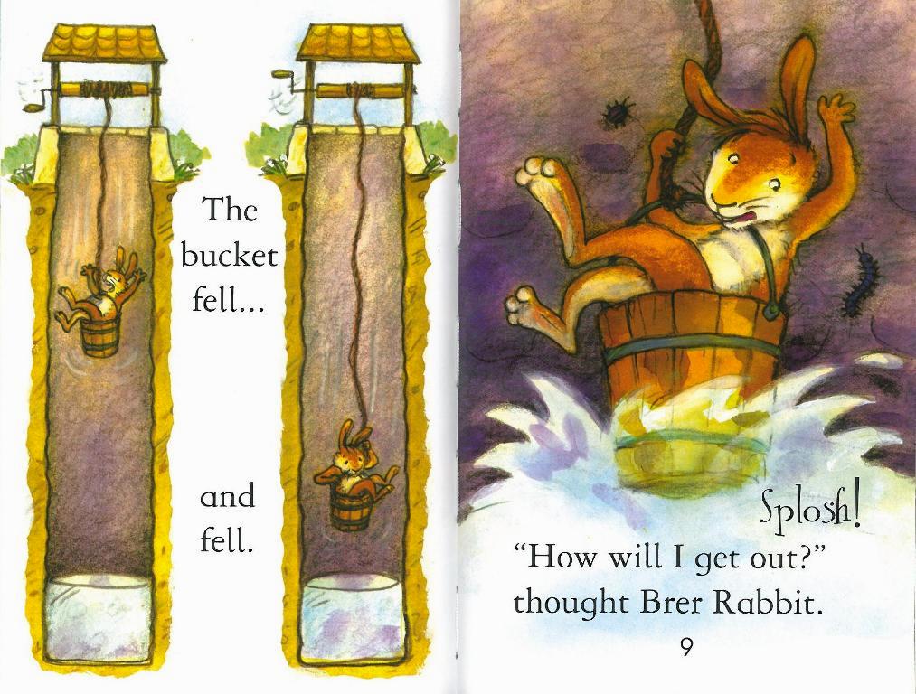 Usborne First Reading Level 2-07 Set / Brer Rabbit Down the Well (Book+CD+Workbook)