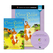 Usborne First Reading Level 2-08 Set / Clever Rabbit and the Wolves (Book+CD+Workbook)