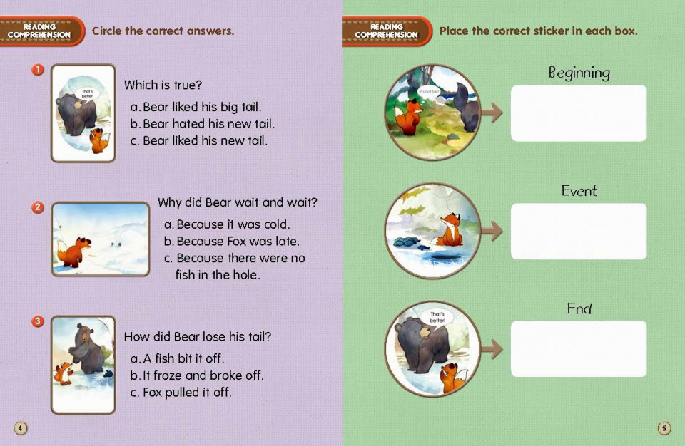 Usborne First Reading Level 2-12 Set / How Bear Lost His Tail (Book+CD+Workbook)