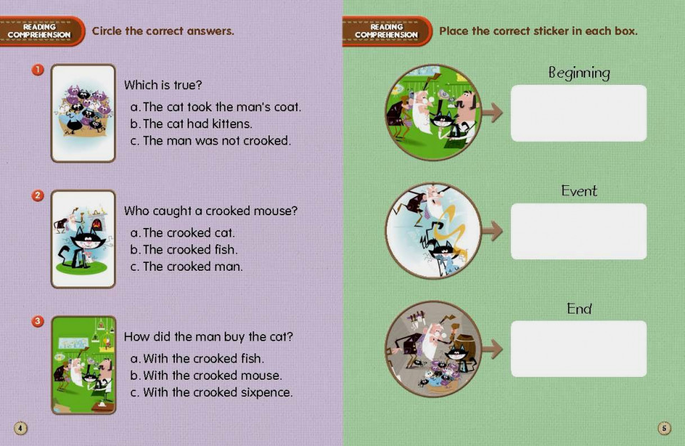 Usborne First Reading Level 2-24 Set / There Was a Crooked Man (Book+CD+Workbook)