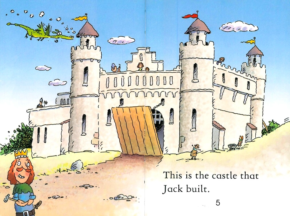 Usborne First Reading Level 3-01 Set / The Castle that Jack Built (Book+CD+Workbook)