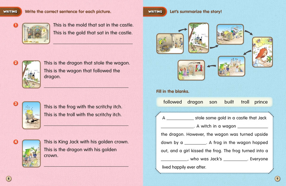 Usborne First Reading Level 3-01 Set / The Castle that Jack Built (Book+CD+Workbook)