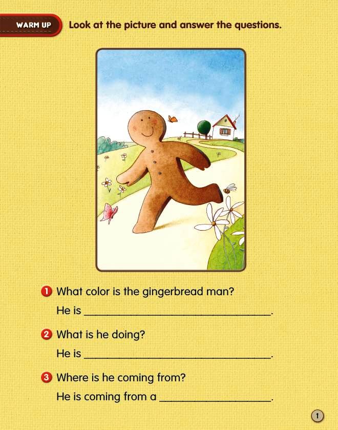 Usborne First Reading Level 3-04 Set / The Gingerbread Man (Book+CD+Workbook)