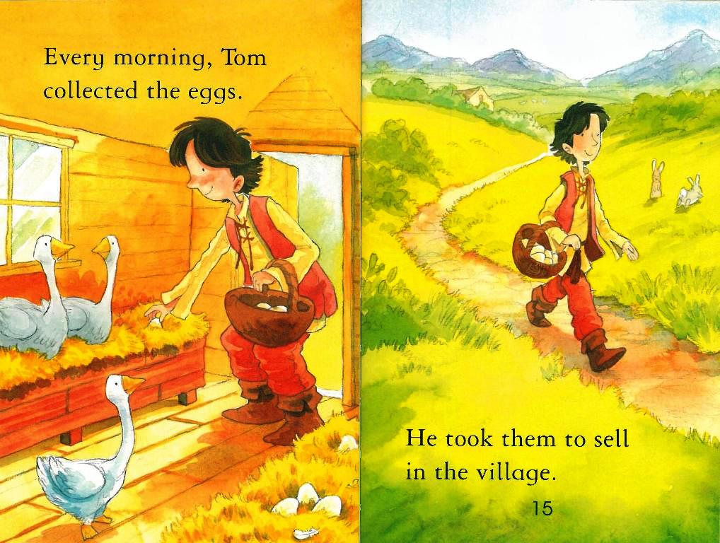 Usborne First Reading Level 3-05 Set / The Goose that laid the Golden Eggs (Book+CD+Workbook)