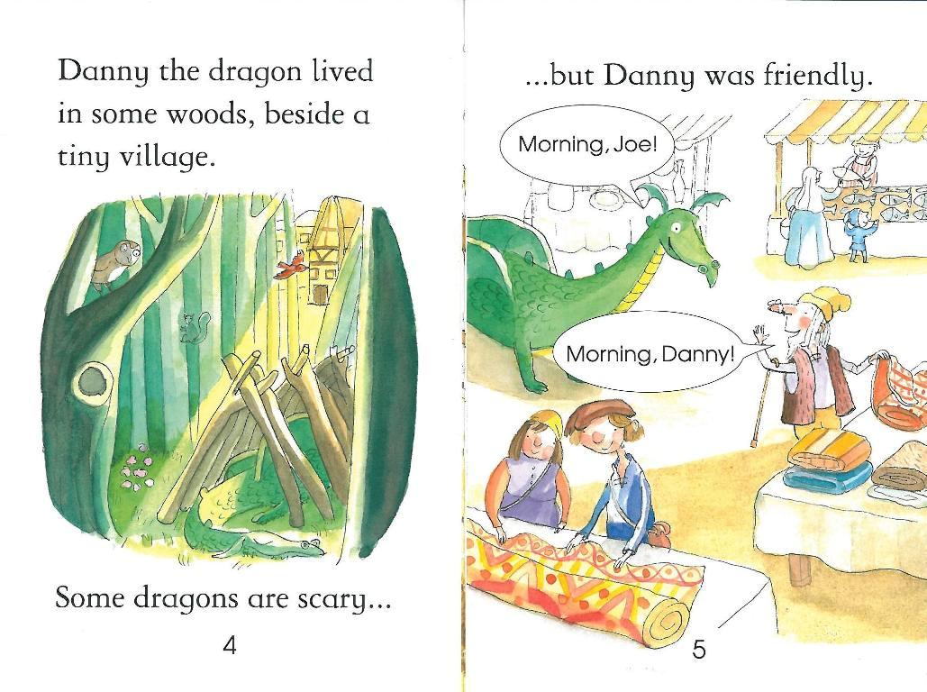 Usborne First Reading Level 3-10 Set / Danny the Dragon (Book+CD+Workbook)