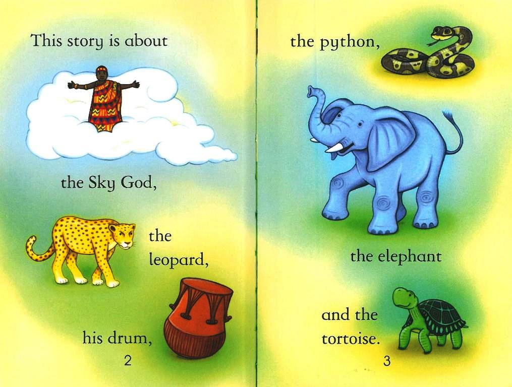 Usborne First Reading Level 3-15 Set / The Leopard and the Sky God (Book+CD+Workbook)
